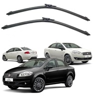Par de Palhetas Limpador Parabrisa Silicone Fiat Linea 2007-2016 - Visibilidade e Segurança - imagem 2