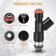 Kit 8 Injetores de Combustível 4 Furos para GMC & Chevrolet V8 5.3L (2007-2009) - imagem 3