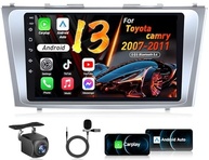 Central Multimídia Android 9" para Toyota Camry 2007-2011: 4GB RAM, 64GB ROM, Carplay Sem Fio e GPS HD - imagem 2