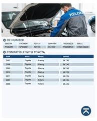 KELOKE Módulo Bomba Combustível Elétrica para Toyota Camry 2007-2011 e Solara 2007-2008 - Desempenho e Durabilidade Garantidos - imagem 3