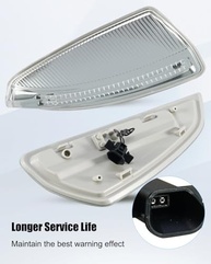 Luz de Seta LED para Espelho Retrovisor Mercedes Benz Classe C (W204) 2007-2013 - Segurança e Estilo - imagem 4