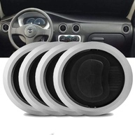 Kit Difusor de Ar Prata para Celta e Prisma (2007-2016): Renove o Interior do Seu Carro! - imagem 1
