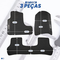 Jogo de Tapetes Premium Emborrachado para Honda CRV LX/EXL (2007-2011) - Personalizado e Durável - imagem 3