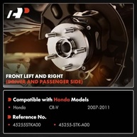 Protetor de Poeira Freio Dianteiro A-Premium para Honda CR-V 2007-2011 (Conjunto 2 Peças) - imagem 3