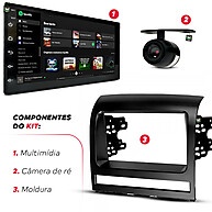 Central Multimídia Android 7" para Palio/Siena 2008-2012 - imagem 2