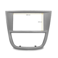 Moldura 2 Din 7" Cinza para Gol, Voyage e Saveiro G5 (2008-2012) - Instale seu Multimídia com Estilo! - imagem 2