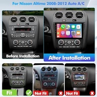 Central Multimídia Android 14 9" para Nissan Altima 2008-2012: Carplay Sem Fio, GPS e Mais! - imagem 3