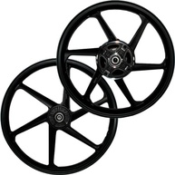 Par de Rodas Liga Leve Freio a Tambor CG 125 Fan Titan KS KSE (2000-2008) com Rolamentos - imagem 2
