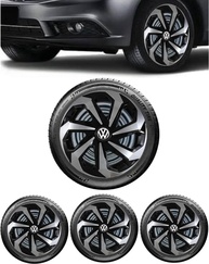 Jogo 4 Calotas Spider Aro 13 para Volkswagen Gol G2, G3 e G4 (1994-2008) - Estilo e Proteção - imagem 1