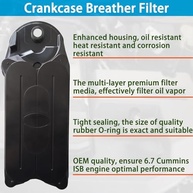 Filtro de Ventilação do Cárter CCV 6.7 Cummins ISB para Ram 2500-5500 (2008-2024) - Qualidade Premium - imagem 4