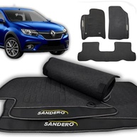 Tapete Borracha Premium Impermeável Sandero 2008-2024 (3 Peças) - imagem 2