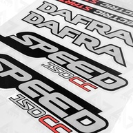 Kit Adesivo Colante Dafra Speed 150 (2008-2009) CINZA - Renove o Visual da Sua Moto! - imagem 4