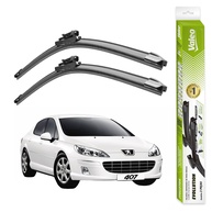 Par de Palhetas Limpador Parabrisa Valeo Evolution Peugeot 407 (2004-2009) - Visão Clara e Segura - imagem 1