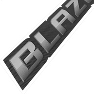 Emblema Blazer Traseiro: Adesivo Escovado 2009-2011 - imagem 2