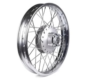 Roda Traseira Fan 125 (2009-2018) Aro Cromado Raio 4mm - Pronta para Instalar! - imagem 2