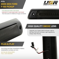 Terceira Luz de Freio LED Fume para Ford F-150 2009-2014 | Upgrade Estiloso e Seguro - imagem 4