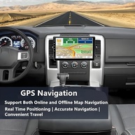 Central Multimídia Dodge Ram 1500/2500/3500 2009-2012: Tela 10.2" GPS, CarPlay Sem Fio, Android Auto, Bluetooth - imagem 5