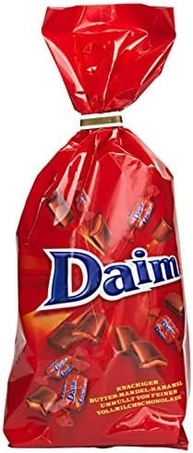 Mini Chocolates ao Leite com Caramelo e Amêndoas Daim 200g IMPORTADO - imagem 3