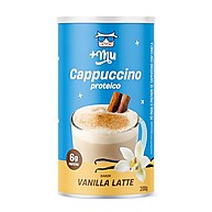 +Mu Cappuccino Vanilla Latte Whey 200g: Sabor e Energia - imagem 1