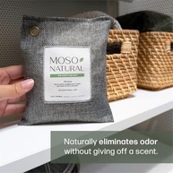 Moso Natural Saco Purificador de Ar 200g: Absorvedor de Odor de Carvão de Bambu Premium para Casa e Carro - imagem 3