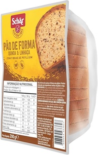 PÃO DE FORMA QUINOA E LINHAÇA 200G SEM GLUTEN - imagem 1