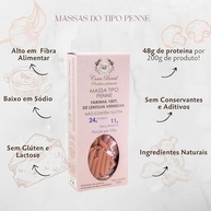Macarrão Penne de Lentilha Vermelha Sem Glúten Ceres 200g - imagem 4