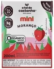 A Tal da Castanha Bebida Vegetal Mini Caju e Morango, 200mL - imagem 1