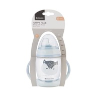 Copo com Bico de Silicone 200ml Happy Face Azul - Kikka Boo | Seguro e Divertido para Bebês a Partir de 8 Meses - imagem 2