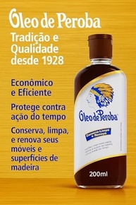 Óleo de Peroba Premium - Limpador e Lustrador para Móveis e Pisos de Madeira | 200mL - imagem 4