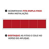 Uno Evo Vermelho: Apliques Grade Dianteira 2010-2014 - imagem 1