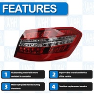 Luz Traseira Externa Direita Mercedes Benz W212 E350 E550 E63 AMG 2010-2013 - Qualidade e Segurança - imagem 4