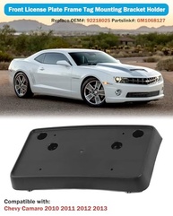 Moldura Suporte Placa Dianteira Chevy Camaro 2010-2013 - Peça de Reposição Premium - imagem 3