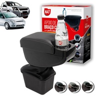 Apoio de Braço Grafite com Porta Copo para Ford Fiesta e EcoSport (2003-2010) - imagem 1