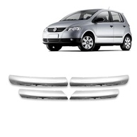 Aplique para Grade Dianteira Volkswagen Fox Spacefox 2008-2010 - Kit Cromado Premium - imagem 2