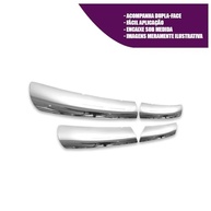 Aplique para Grade Dianteira Volkswagen Fox Spacefox 2008-2010 - Kit Cromado Premium - imagem 4