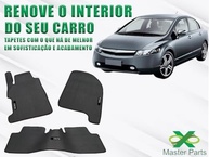Tapete Borracha Civic 2007-2011 Traseiro Inteiriço - Proteção e Estilo Premium - imagem 5