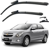Par de Palhetas Limpador Parabrisa Silicone Chevrolet Cobalt 2011-2020 - Visibilidade Superior - imagem 2