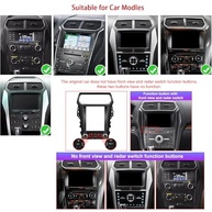 Central Multimídia Android 13 para Ford Explorer (2011-2019) - Tela IPS HD 24.6cm, CarPlay/Android Auto Sem Fio, GPS, WiFi, DSP - imagem 4