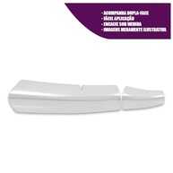 Apliques Cromados para Friso da Grade Dianteira - Volkswagen Celta e Prisma 2007 a 2011 - imagem 4