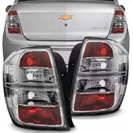 Par Lanterna Traseira Chevrolet Cobalt 2012-2016 Fumê Acrílico Resistente - imagem 2