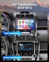 Central Multimídia 4G/64G Android 12 para Toyota Camry 2012-2014: Conectividade Total e Experiência Premium - imagem 3
