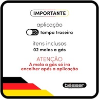 Par Amortecedor Porta Malas Corsa Hatch e Montana (2002-2012) - Segurança e Suavidade - imagem 5