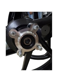 Roda de Liga Leve 6 Palitos Honda CG 125 Fan 2009-2012 (Freio a Lona) - Par Completo - imagem 3
