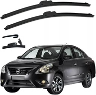 Kit 2 Palhetas Limpador Para-brisa Nissan Versa 2012-2023 - Encaixe Gancho - imagem 1