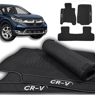 Jogo de Tapetes Automotivos Emborrachados Premium para Honda CR-V (2012-2018) - 3 Peças - imagem 1