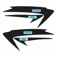 Adesivo Lateral NXR Bros 125 2013-2017 Modelo 14: Estilo e Proteção para Sua Moto - imagem 4