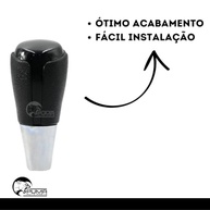 Manopla Câmbio Preta Rav4 Corolla 2013-2019 Automático: Design Moderno e Acabamento Premium - imagem 3