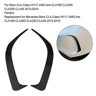 Tampa Traseira de Capa de Ar e Ventilação Preta para Mercedes-Benz CLA W117 AMG LINE 2013-2019 - imagem 4