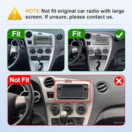 Central Multimídia Android 14 9" para Toyota Matrix 2009-2014 com Carplay, Android Auto e WiFi 6 - imagem 4