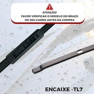 Palhetas Limpador Para-brisa Silicone Tiger Auto Logan Sandero 2014-2023 (Par) - Alta Durabilidade e Silenciosas - imagem 3